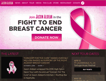 Tablet Screenshot of jasonaldean.com